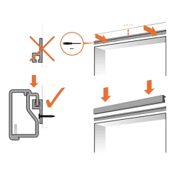 Vliegengordijn Palermo - Transparant - 90 X 210cm - Sun-Arts -Luxe Huis Verkoop bevestiging vliegengordijn 8