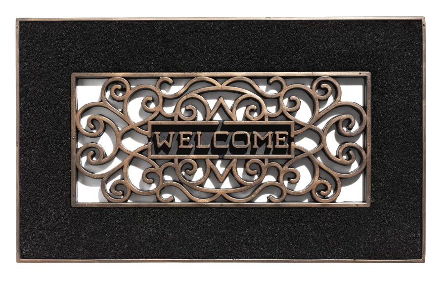 HAMAT Buitenmat Mathara - 70x45cm - Naturel/Zwart - Deurmat 1 HAMAT Buitenmat Mathara - 70x45cm - Naturel/Zwart - Deurmat