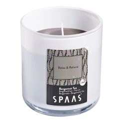 Geurkaars In Glas Met Deksel 56u - Relax & Relieve - Geurkaars - SPAAS