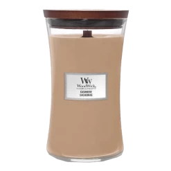 Woodwick Cashmere Large Candle - Geurkaars