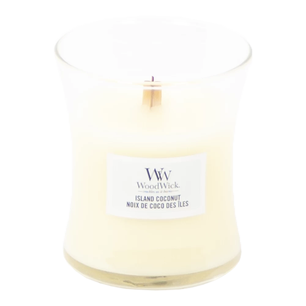 Woodwick Island Coconut Mini Candle - Geurkaars 2 Woodwick Island Coconut Mini Candle - Geurkaars - Afbeelding 2