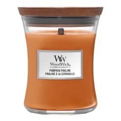 Woodwick Pumpkin Praline Medium Candle - Geurkaars
