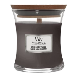Woodwick Sand & Driftwood Medium Candle - Geurkaars