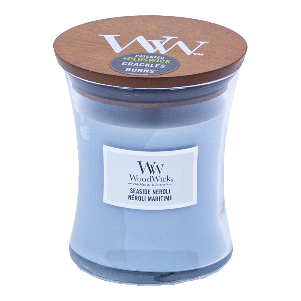 Woodwick Seaside Neroli Medium Candle - Geurkaars 1 Woodwick Seaside Neroli Medium Candle - Geurkaars