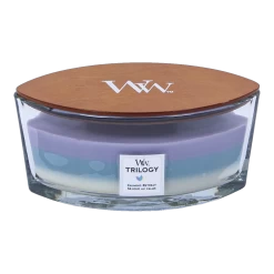 Woodwick Trilogy Calming Retreat Ellipse Candle - Geurkaars