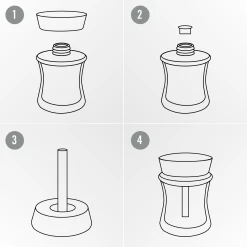 WoodWick WW Lavender Spa Home Fragrance Diffuser -Luxe Huis Verkoop ww lavender spa spill proof home fragrance 4 5